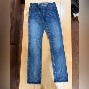 Madewell Women's Dark Blue Skinny Jeans